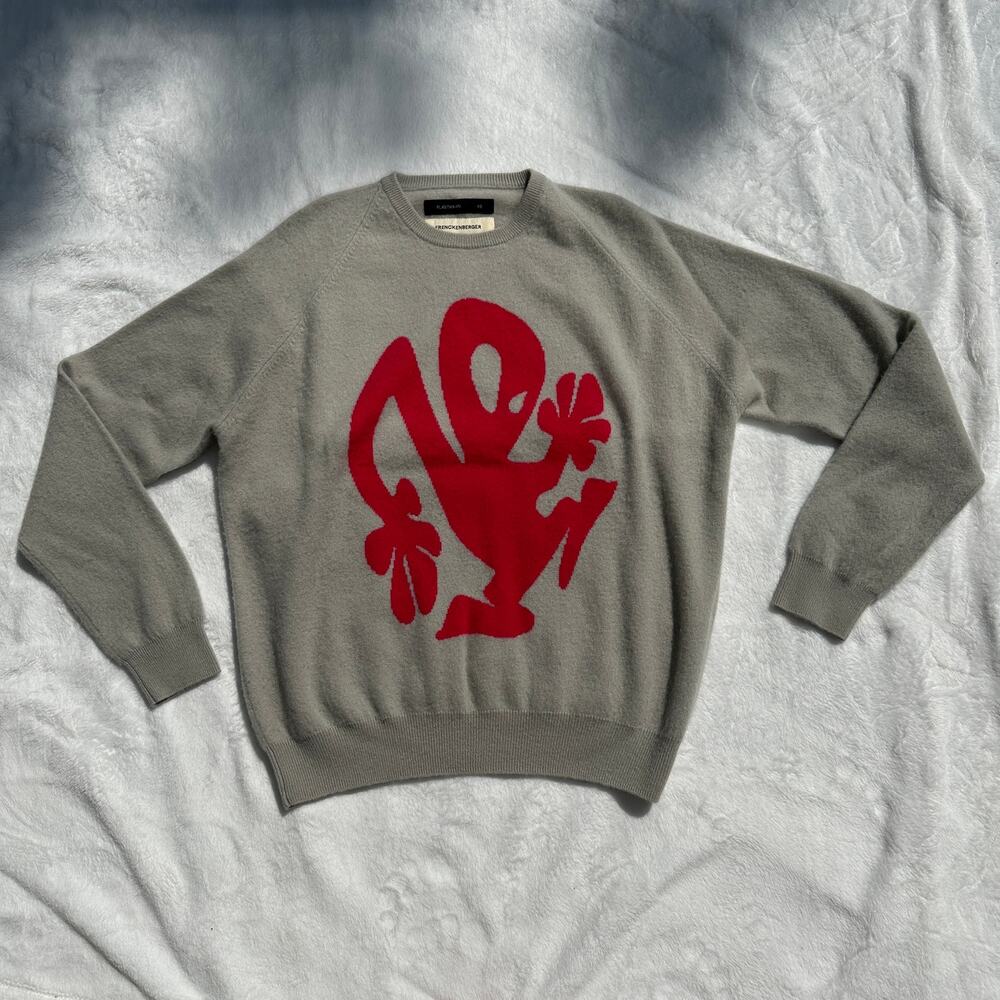 Frenckenberger x Richie Hawtin Plastikman Boyfriend Sweater Sz XS 100% Cashmere - Picture 6 of 16